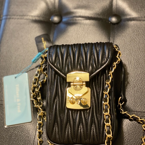 Made in France*Sheepskin Leather Phone Bag 🔥🔥LUXURY!❤️ Go with your Chanel purse - Picture 5 of 12